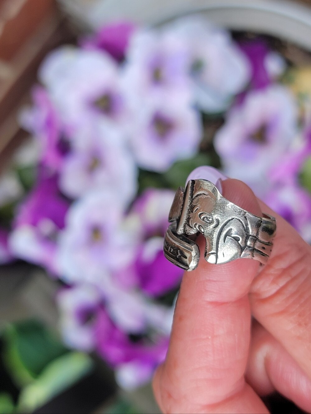 Sterling Silver Spoon Ring